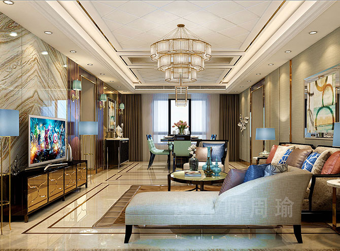 亚洲淫妣夹吊视频世纪江尚三室两厅168平装修设计效果欣赏